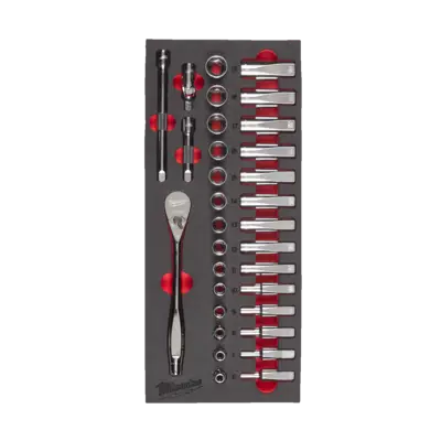 Wkładka piankowa z grzechotką i nasadkami 3/8″