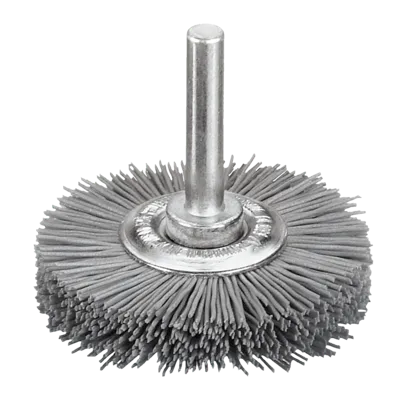 Szczotki tarczowe do szlifierek trzpieniowych, z falowanym drutem
