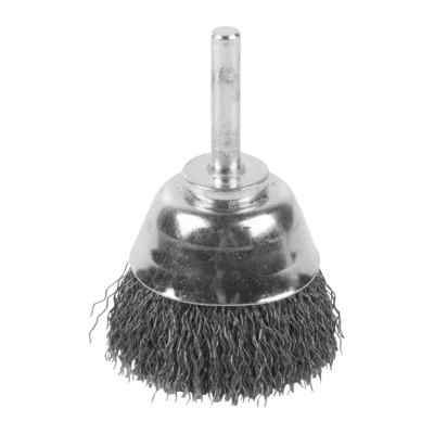 Szczotki garnkowe do szlifierek trzpieniowych, z falowanym drutem