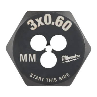 Metryczne narzynki sześciokątne