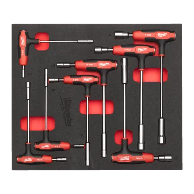 8 pc Nut T-Key Set Foam Insert